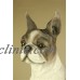 13" Imitation Dog Statue Resin Boston Terrier Dog Home decoration Figurine   152558111825